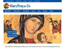 Tablet Screenshot of maryprayforus.org